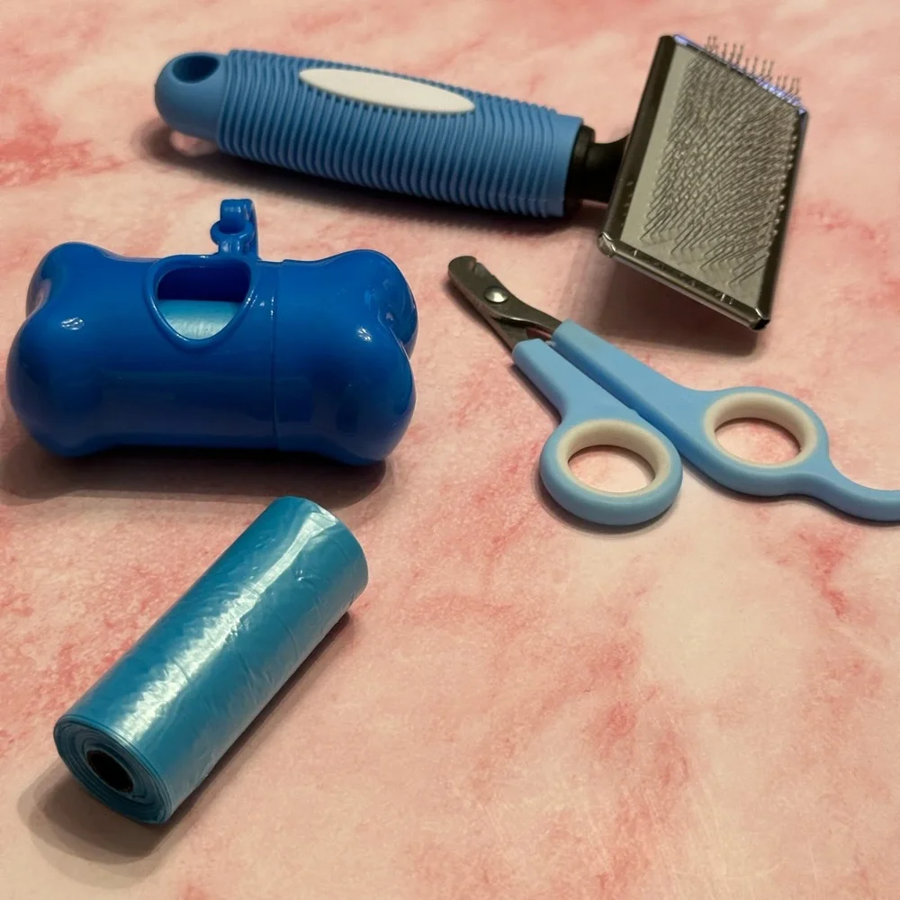 Blue Pet Grooming Set